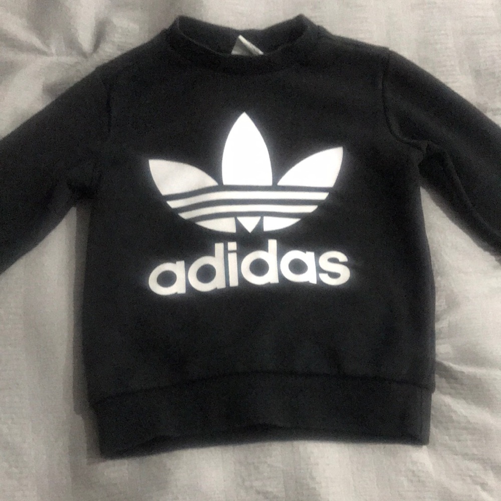 Adidas Kids Black Sweatshirt